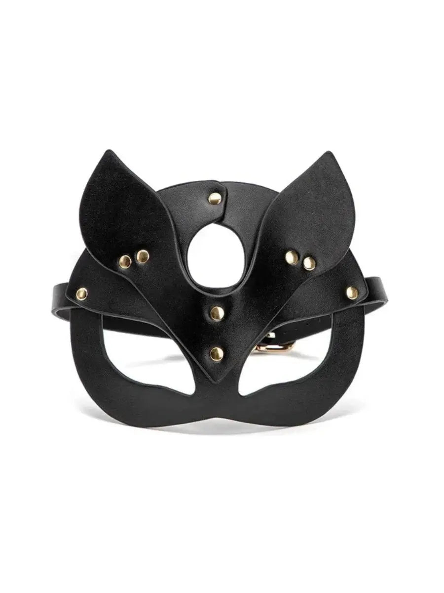 Omalia - Leather Fantasy Cat Mask