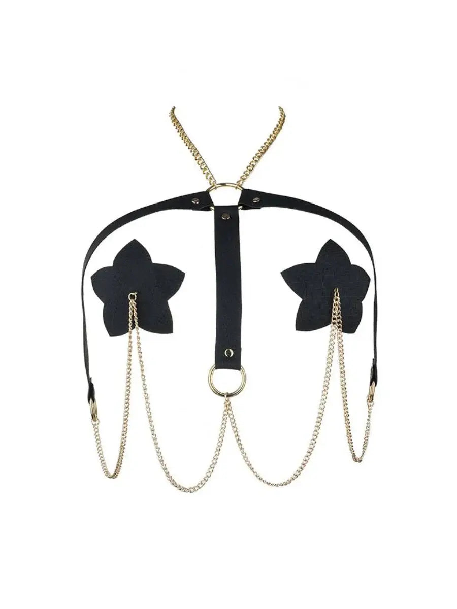 Star Nipple Fantasy Harness Set