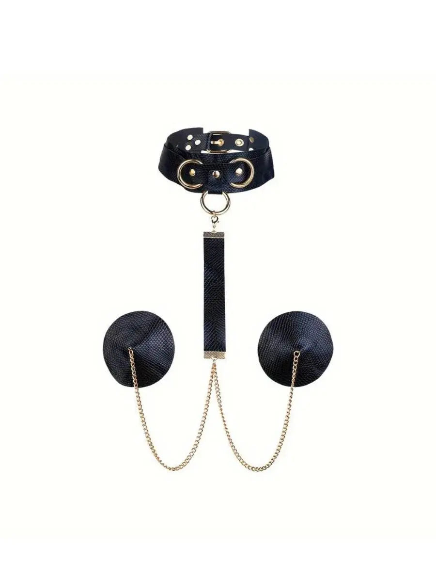 Zuri - Leather Fantasy Nipple Accessory