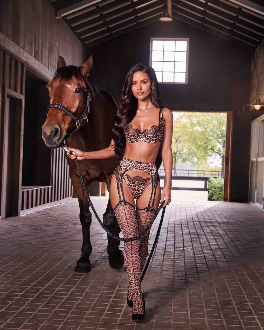 Addison - Leopard Garter Set