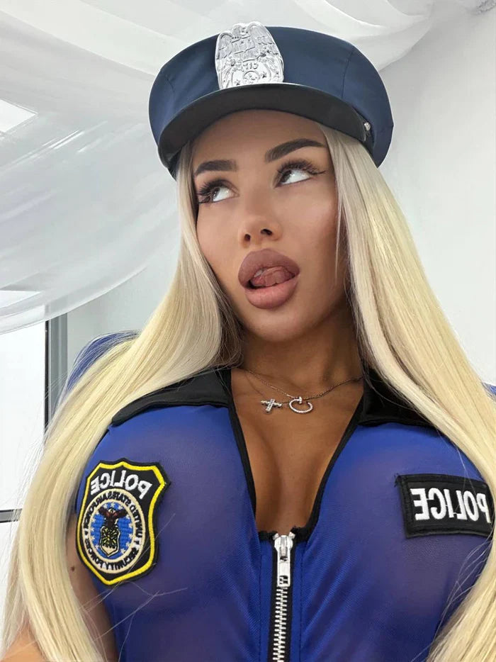 Nightshift Officer Bodysuit - Blue
